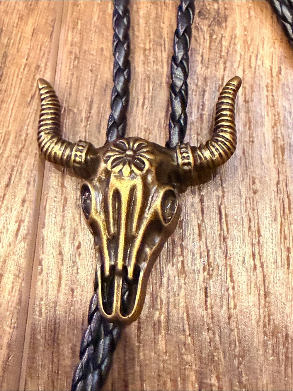 Vintage Handmade Western Leather Bolo Ties